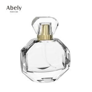 100ml Unique Shape Perfume Bottles with Acrylic Cap Designs