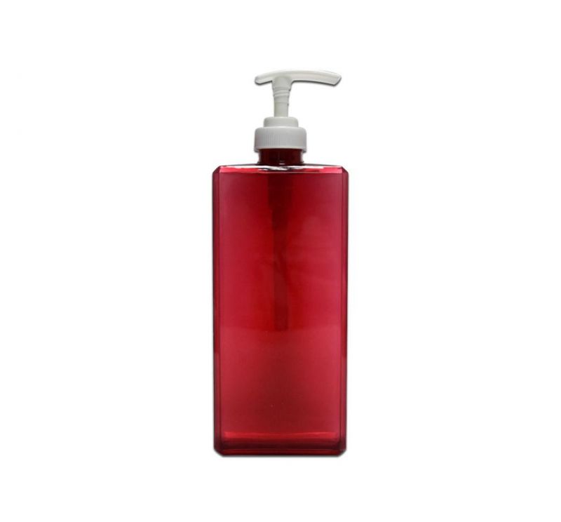 Red 450ml PETG Hair Shampoo Bottle Shower Gel Hair Conditioner Packaging Bottle Cosmetic Packaging Container Body Lotion Bottle