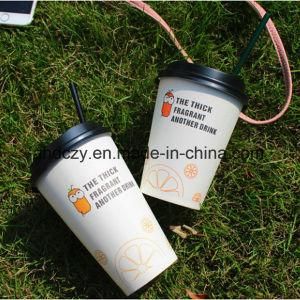 Flexo Printing 12oz Disposable Single Wall Paper Cups for Drinking
