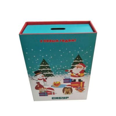 Satan Claus Printing Gift Paper Box with E Flute