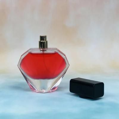 Hot Sale Heart Shape Custom Parfum Bottle 50ml 100ml Perfume Glass Bottle
