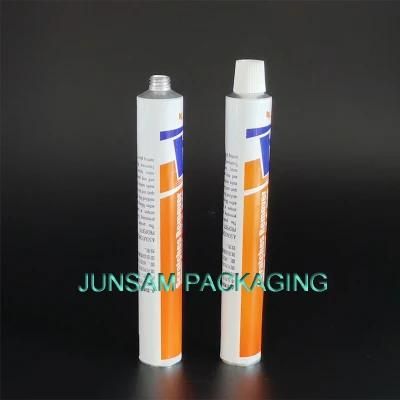 Cosmetic Aluminum Empty Collapsible Tubes Soft Foldable Metal Packaging