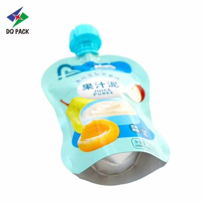 Special Shape Flexible Packaging Stand up Pouch with Apple Spout