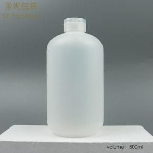 500 Ml PE Squeeze Container Empty Bottle with Screw Cap