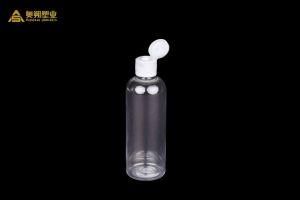 Round Shoulder Pet Hand Sanitizer Portable Flip Alcohol/Hand Sanitizer Spray Bottle with Plastic Flip