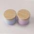 Seamless Containers 4oz Metal Candle Tin with Wood Lid