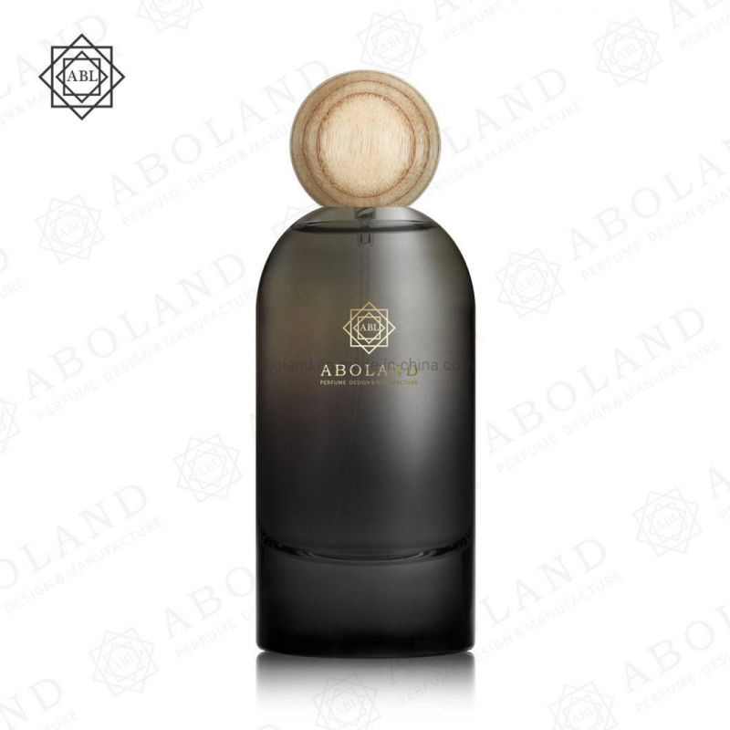 Round Transparent&Simple Cosmetic Glass Bottle-100ml Custom Color&Logo