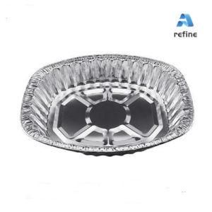 T455 Recycle Big Capacity Aluminum Foil Container for Barbecue
