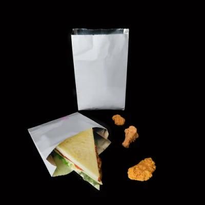 Sandwich Greaseproof Food Packaging Wholesale Foil Paper Lined Doner Kebab Bag