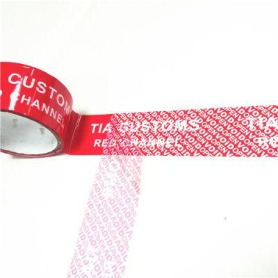 Printed Security Seal Tape with Custom Print Logo