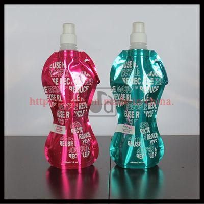 Metallic Stand up Pouch with Spout / Drink Pouches with Spout