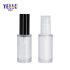 Cosmetic Empty Round Eco PETG Plastic 30ml 1 Oz Clear Serum Packaging with Pump