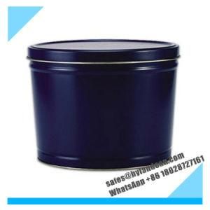 2 Gallon Metallic Tin Container_Bucket for Packaging Popcorn