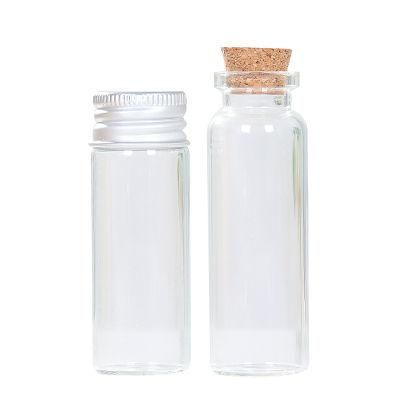 Wholesale Price Aluminum Screw Caps Mini Glass Vials, Test Tubes, Message Bottles for Wedding Favor Decorations