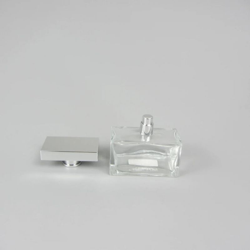 China 100ml Custom Spray Empty Square Glass Perfume Bottle
