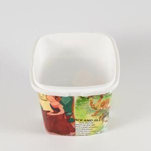 Hot Sale Factory Price Square Packaging Container Bucket with Lid for Food