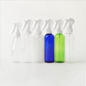 200ml Pet Plastic Round Shoulder Trigger Mist Spray Cleaning Cosmetic Bottle