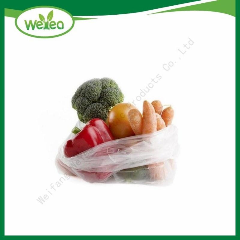 Embossed HDPE Food Bags in Blocked for Shopping