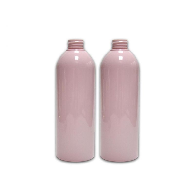 Pink 500ml Pet Shampoo Bottle Body Lotion Hair Conditioner Bottle Cosmetic Packaging Coco Oil Cleansing Oil Packaging Container