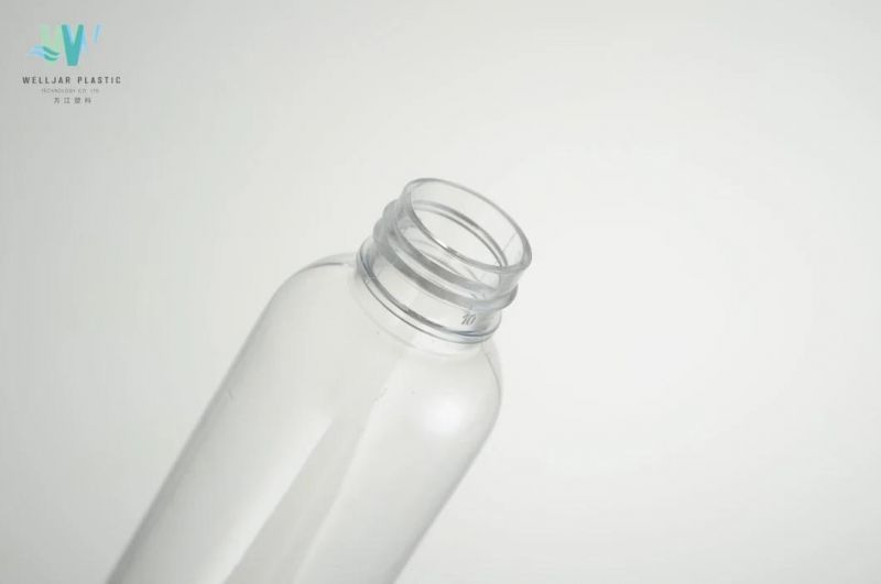 Pet Transparent 120ml Bottle of Round Shoulder
