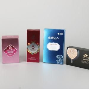 Custom Design Printed White Cardboard Paper Cosmetic Box for Packaging