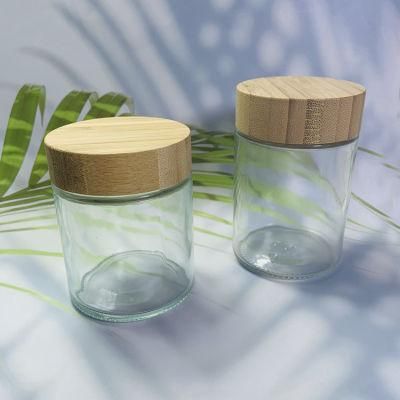Factory Supplier 50g 100g 150g 200g Clean Transparent Glass Jar Bukhor Jar