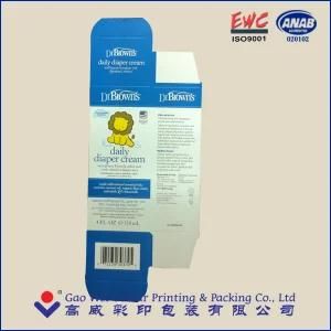 Custom Paper Packaging Box for Diaper Cream