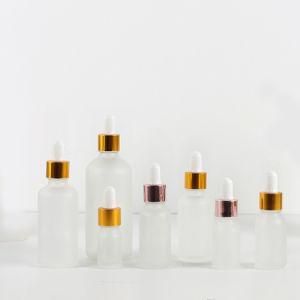 Wholesale 5ml 10ml 15ml 30ml 50ml 100ml Essential Oil Clear Glass Dropper Bottles