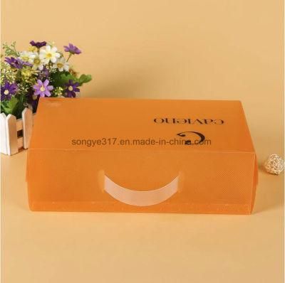 Custom Pet Plastic Handle Folding Box