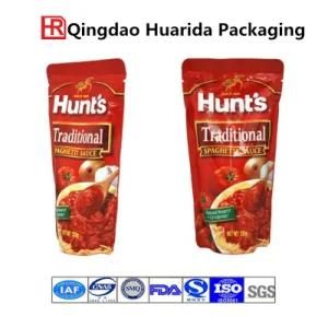 Stand up Tomato Sauce Packaging Bag with Zipper