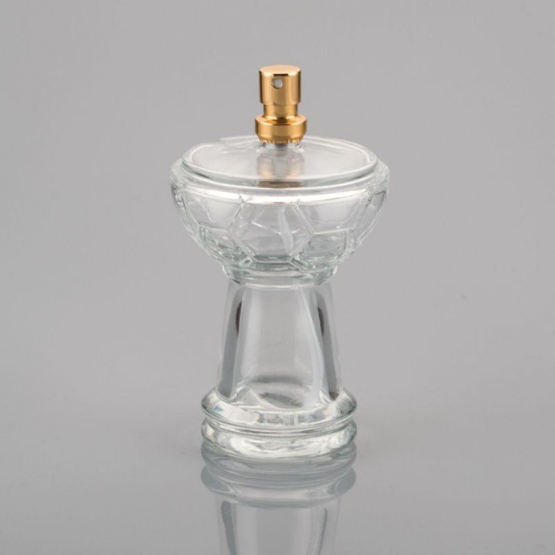 100ml Clear Gold Wholesale Oil Spray Perfume Glass Bottle