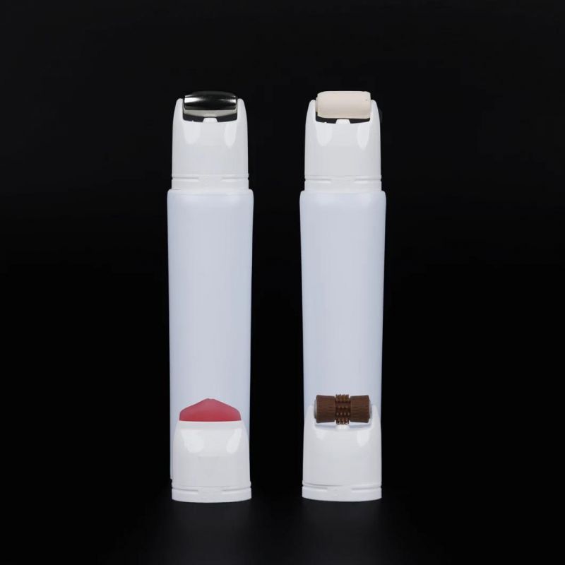 Cosmetic Packaging Empty Cream Lotion 100 G Plastic PE Soft Tube with Different Screw Lids Matte Black Cosmetic Squeeze Tube Packaging