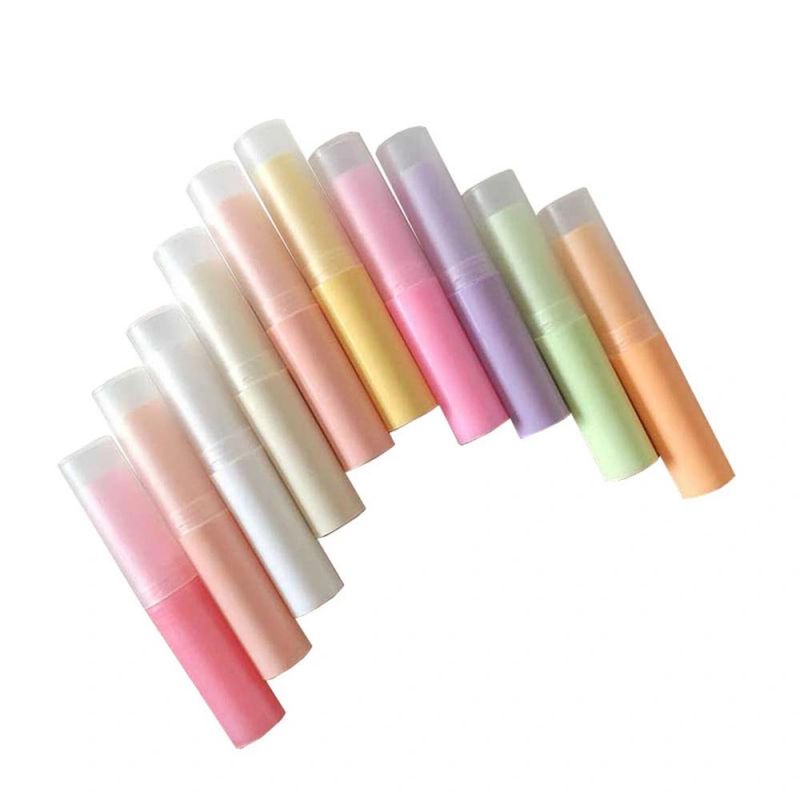 Customizable Colorful Plastic Cosmetic Lip Balm Container Lipstick Tube