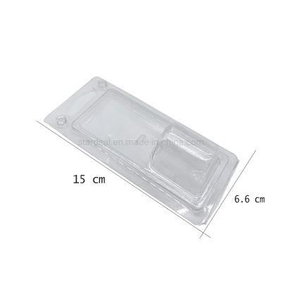 Electronics Folded Pet PVC Disposable Clear Clam Shell Blister Pack