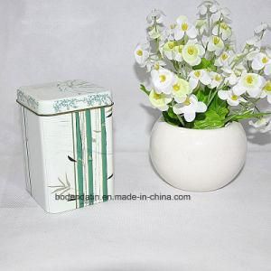 Custom Square Tea Tin, Small Tea Tin Box, Tea Tin Box with Lid