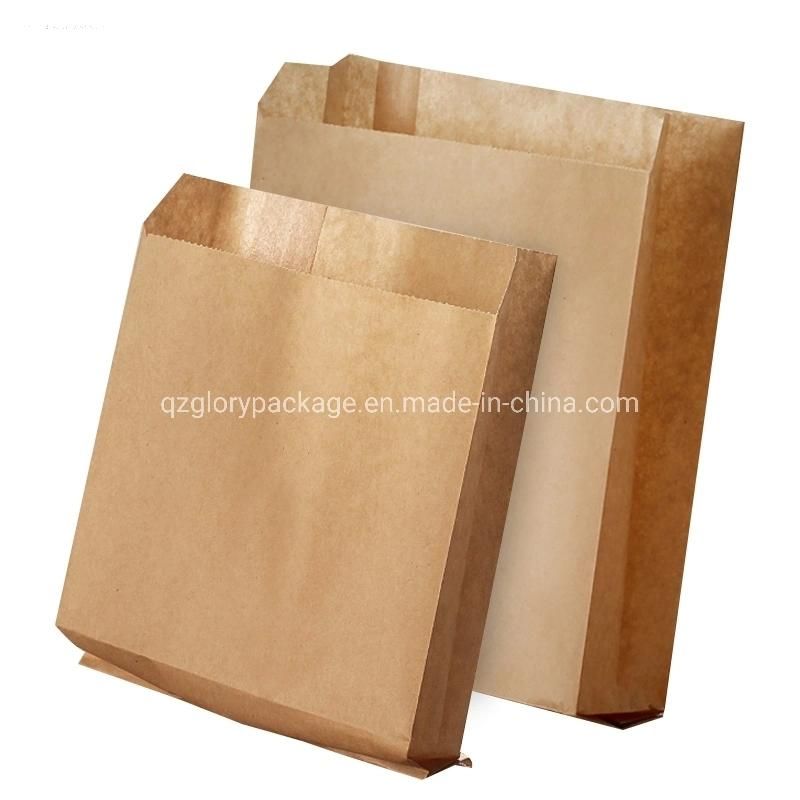 Hamburger Sandwich Bread Food Packaging PE Coated Paper Bag