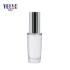 High Quality 20ml Customized Color Plastic Body Silver Aluminum Cover Lotion Bottle