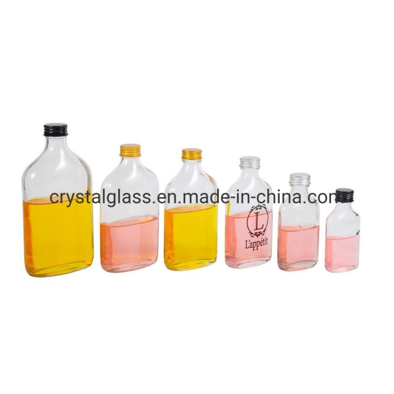 New Arrival Flat Juice Cold-Brew Packing Glass Bottles