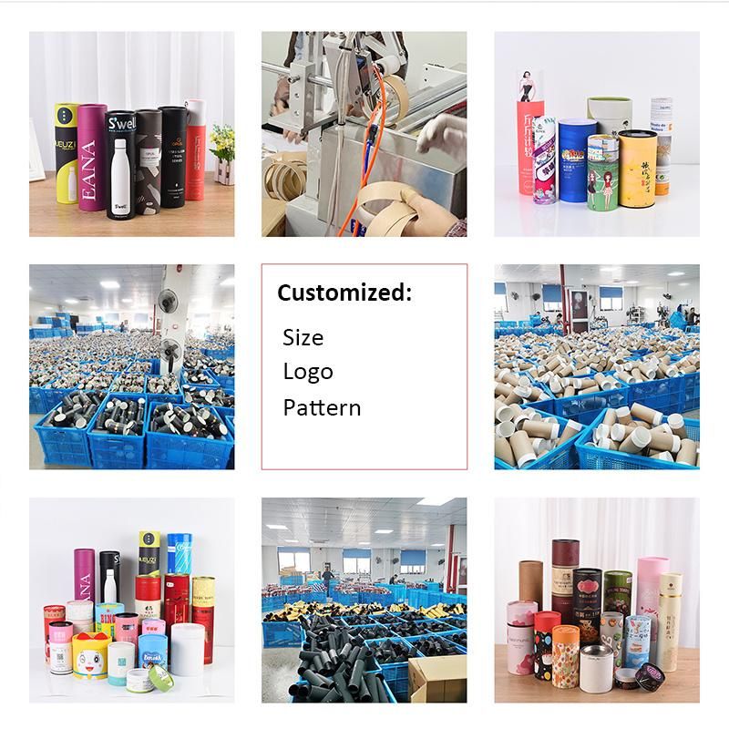 Sale Printed Essential Oil Bottle Deodorant Stick Container Kraft Paper Tube Packaging for Cosmetic Makeup Food