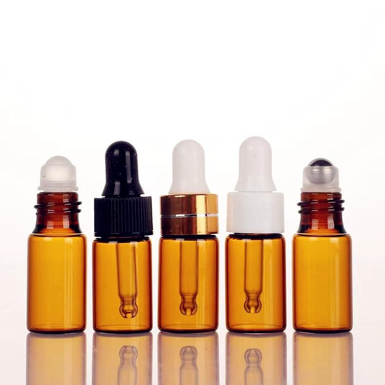 1ml 2ml 3ml Essence Oil Glass Bottle Raw Liquid Vial