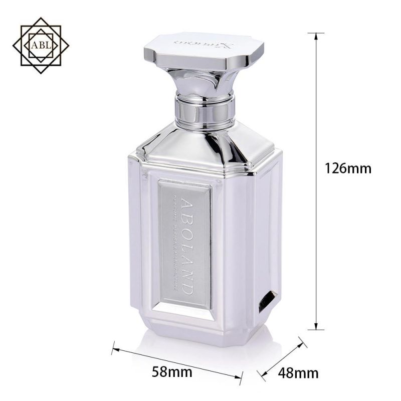 100ml Glass Perfume Bottle Fragrance Container with Cap for Packing