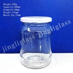 600ml Glass Jar for Honey Jam Pickle