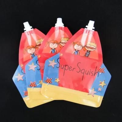 High Seal Strength Pet/Ny/PE Liquid Spout Pouch for Juice