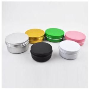 White/Blue/Black/Rose Gold/Silver 50ml Aluminum Cream Jar Aluminum Tin Can 5ml 10ml 15ml 20ml 30ml