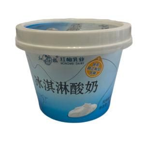 Eco Friendly High Quality Custom Logo Cup Yogurt Packaging Round Disposable Plastic PP Food Container
