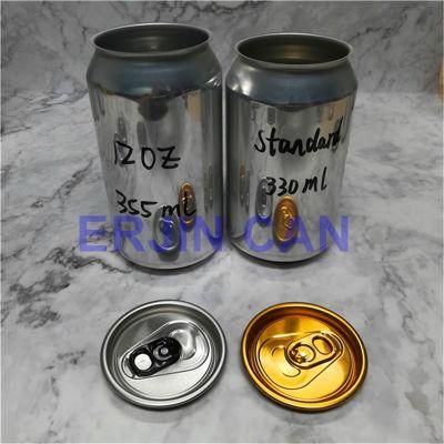 Small Aluminum Paint Tin Cans 355ml 12oz for Beer and Beverage