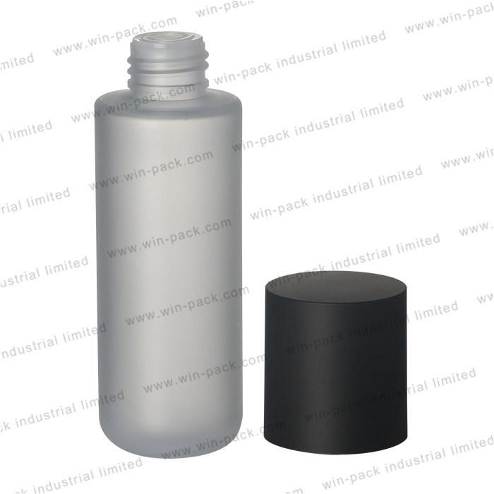 Winpack High Quality Round Grey Plastic Lotion Bottle 120ml Cosmetic Packing Bottle