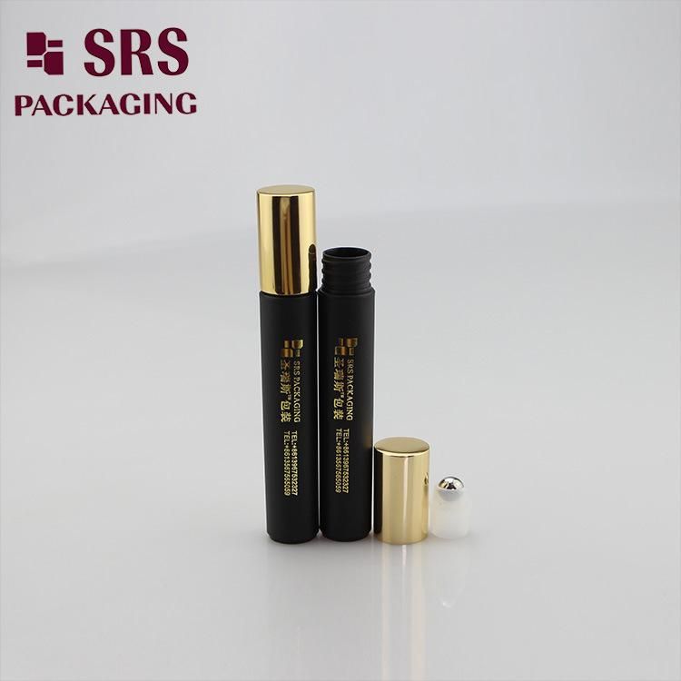 Chinese Manufacturer Black Roll on Bottle 8ml Plastic Perfume Vial
