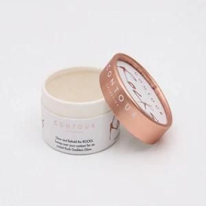 High End Luxury Customized Empty Round Cardboard Cosmetic Box Bottle Packaging Paper Jar