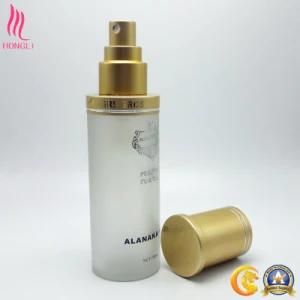 Glass Refreshing Toner Cosmetic Packaging with Aluminum Sealing Cap